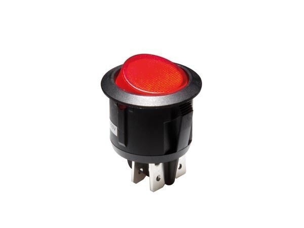 ILLUMINATED ROCKER SWITCH - RED