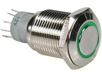 ROUND METAL PUSH BUTTON