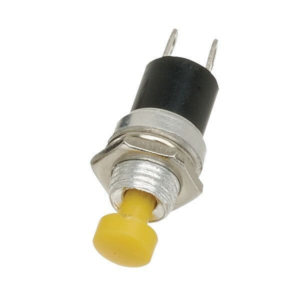 Momentary miniature push button Yellow