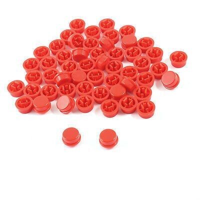 Red Button 12x12x7.3mm Tactile Switches