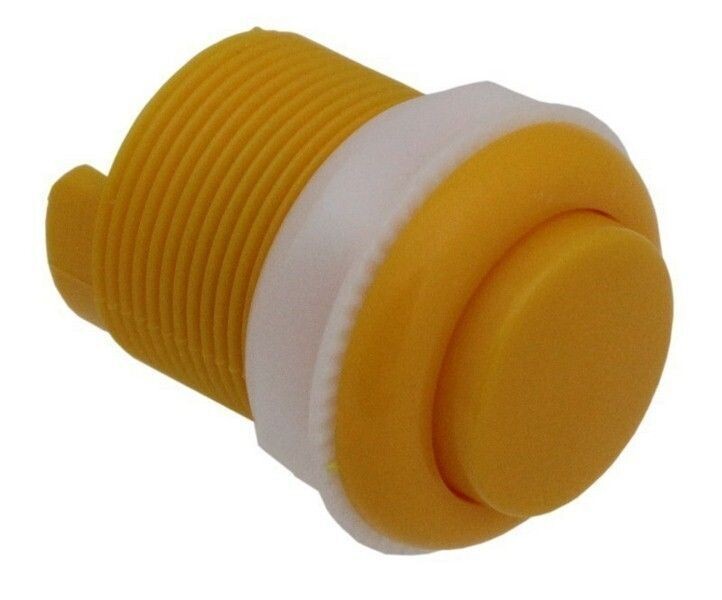 Arcade Push Button 33mm, Yellow