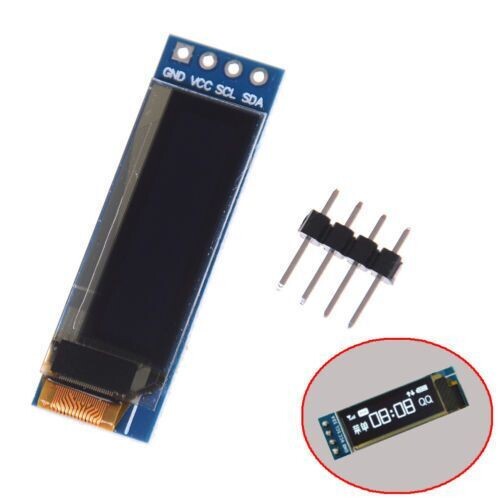 IIC I2C 0.91" 128x32 white OLED LCD