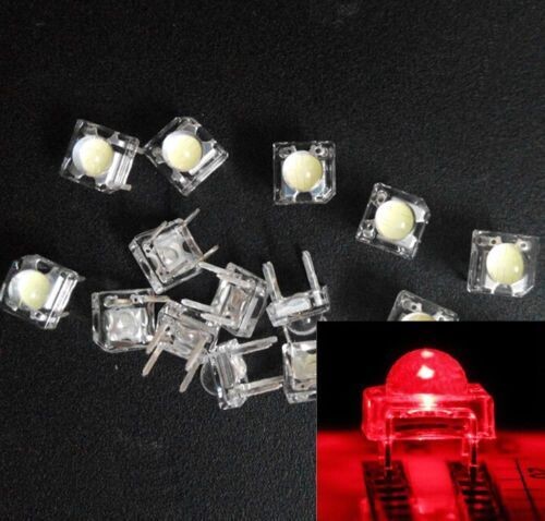 5mm F5 Red Piranha LED Round Head