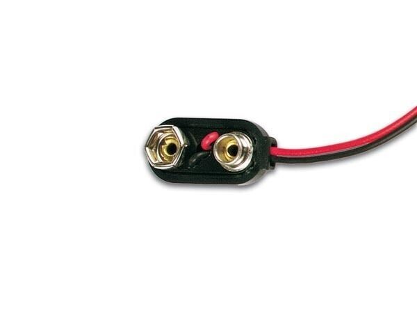 PP3 9V BATTERY CLIP SNAP ON CONNECTOR Heavy Duty