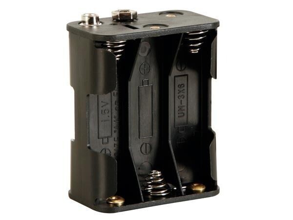 BATTERY HOLDER FOR 6 x AA-CELL