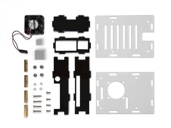 TRANSPARENT CASE WITH COOLING Pi4