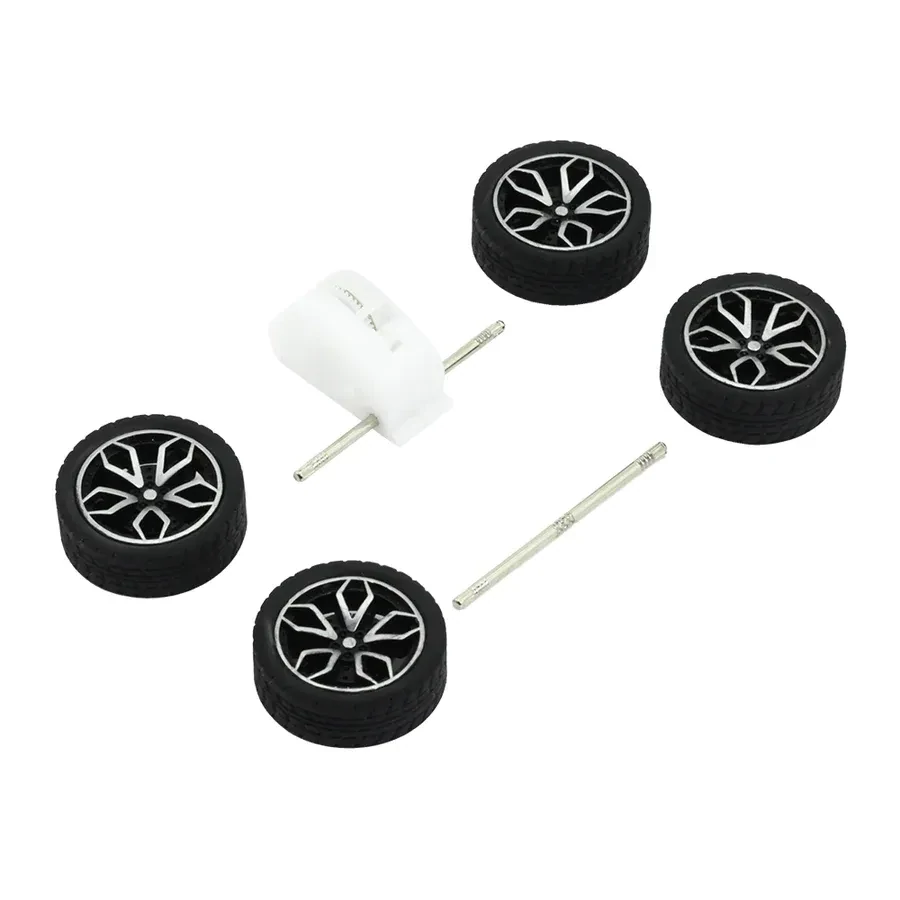 Pull back motor, axle and wheels kit