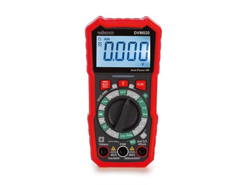 Digital multimeter, datahold, suitable for measuring AC/DC current