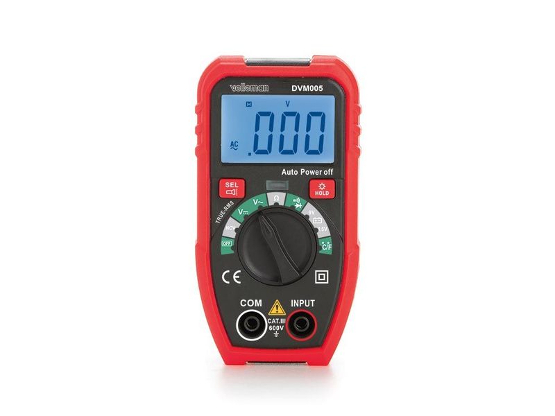 Digital multimeter, LCD display