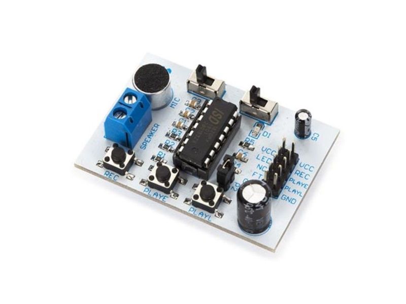 Electronic module, for recording and playing back