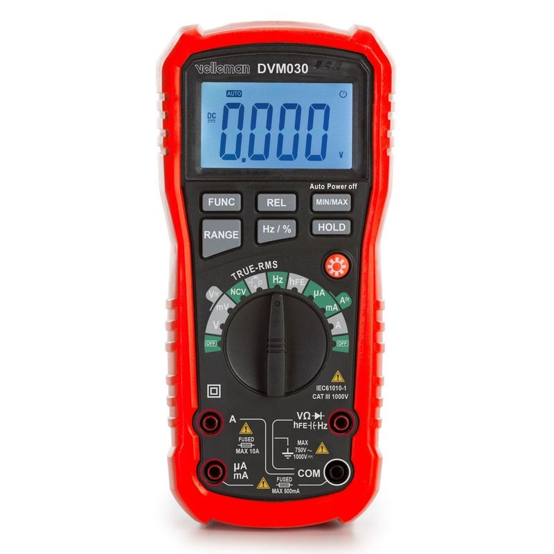 Digital multimeter, data hold, non-contact voltage detection