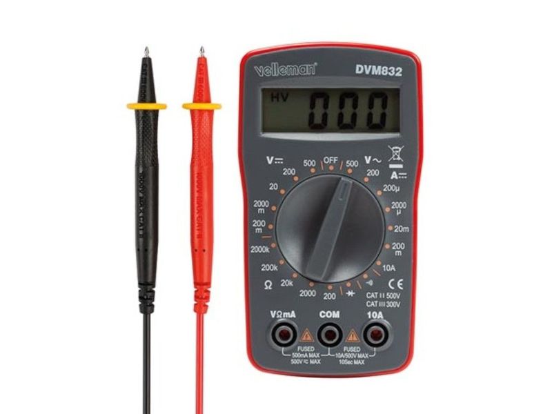 Digital multimeter AC/DC  DVM832
