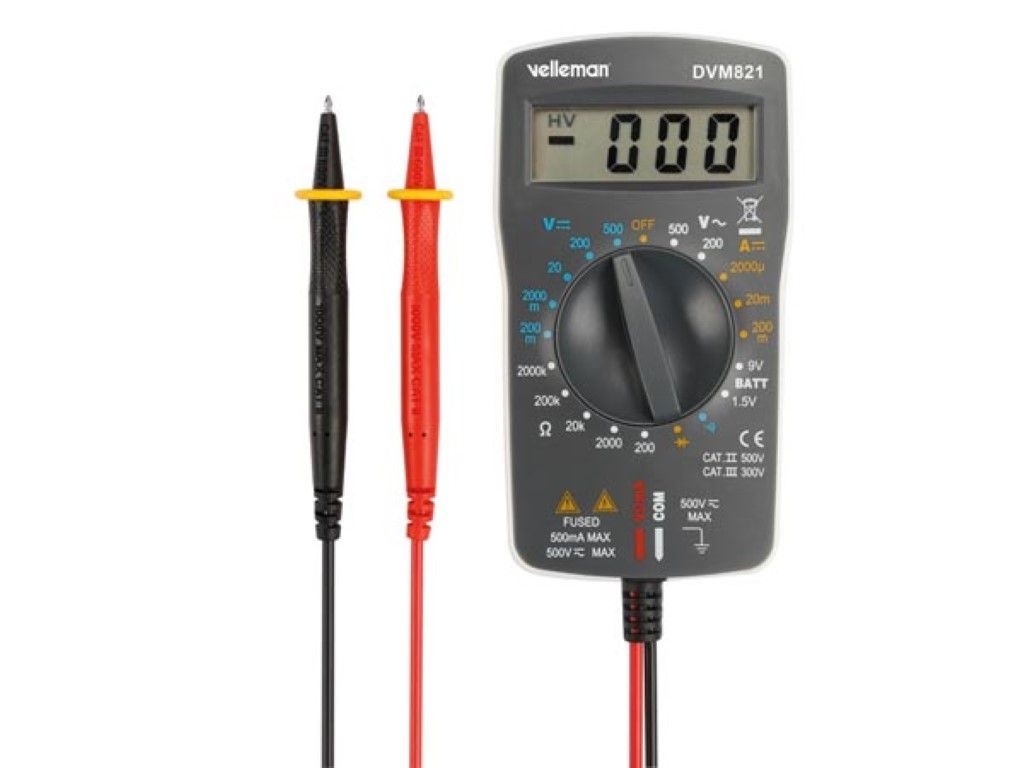 Digital multimeter AC/DC  DVM821