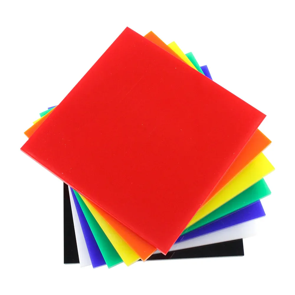 Mixed Colour Pack Value Acrylic Sheets 3mm x 600mm x 400mm