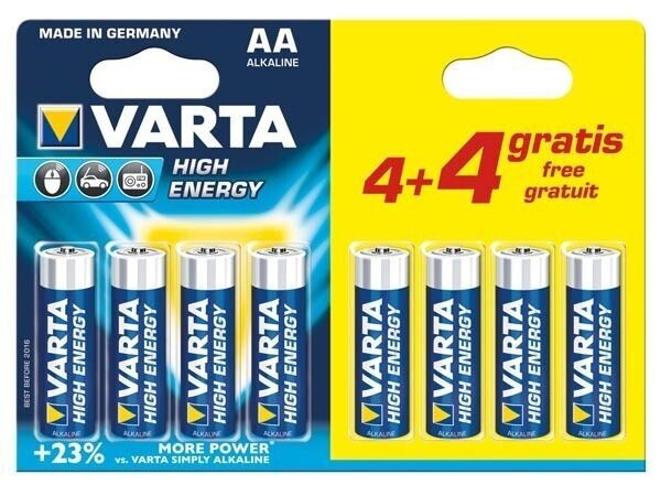ALKALINE LR6/AA 1.5 V PROMO PACK 4 + 4 pcs