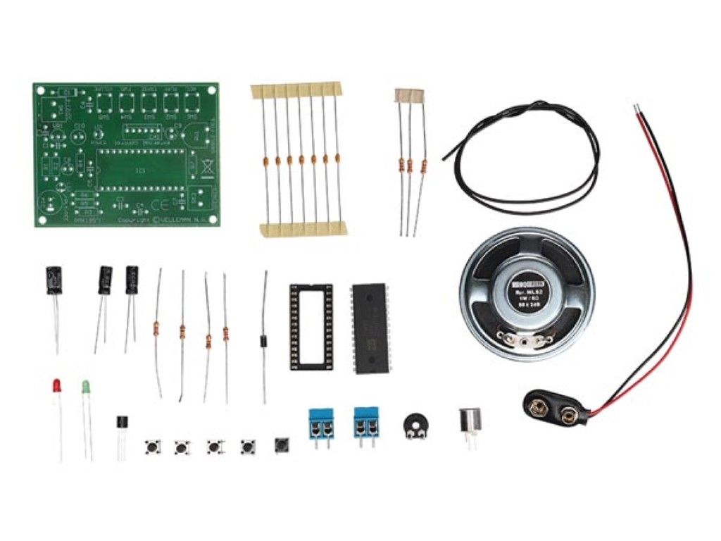 Soldering kit, recording/playback module
