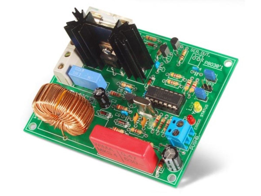 POWER DIMMER, PUSH-BUTTON CONTROLLED (1KW@230V)