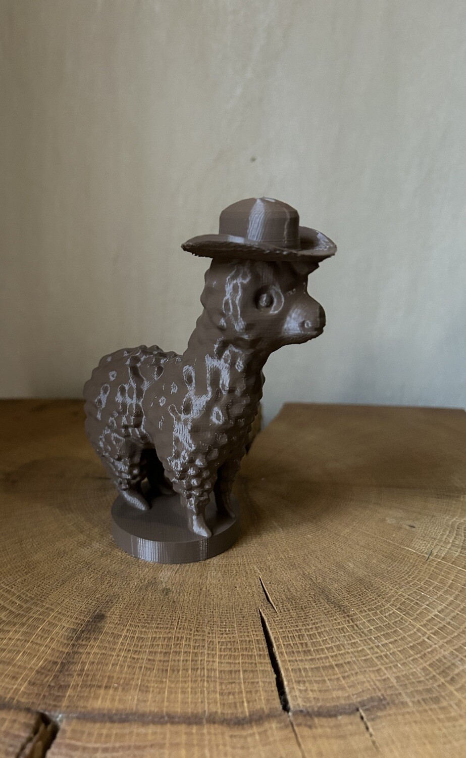 3D Alpaka mit Hut