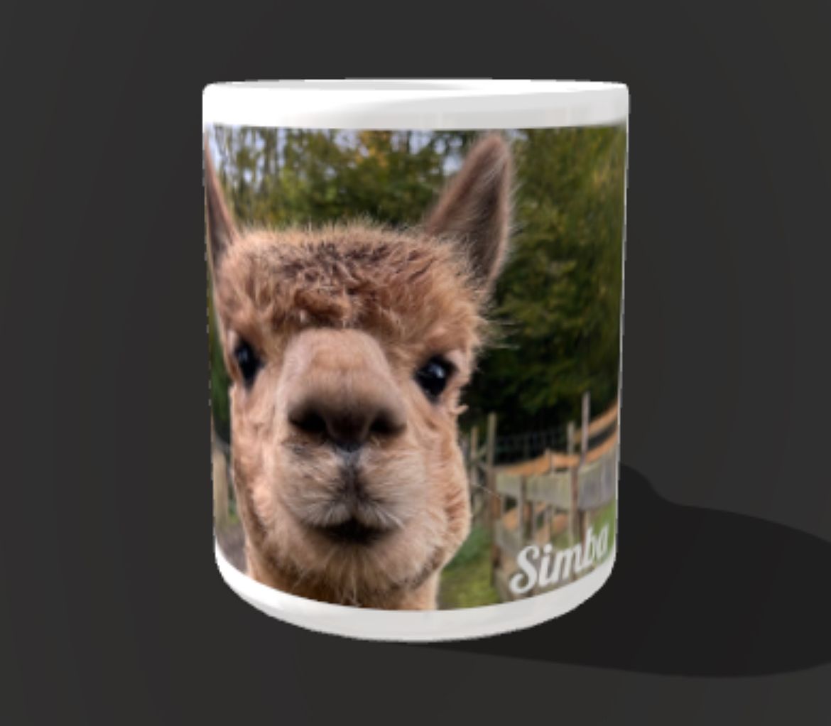 Tasse „Simba“ weiss