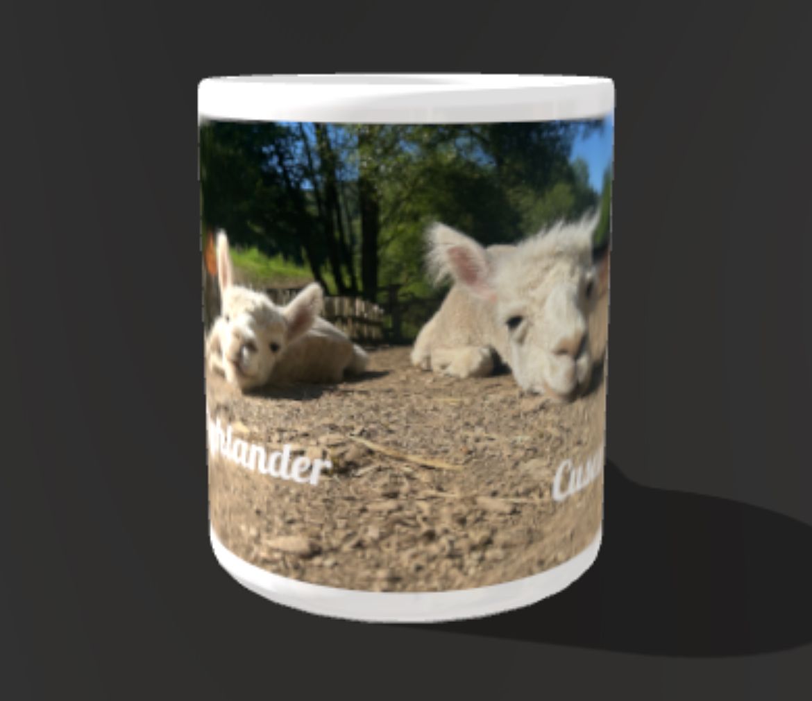 Tasse „Cusco &amp; Highlander“ weiss