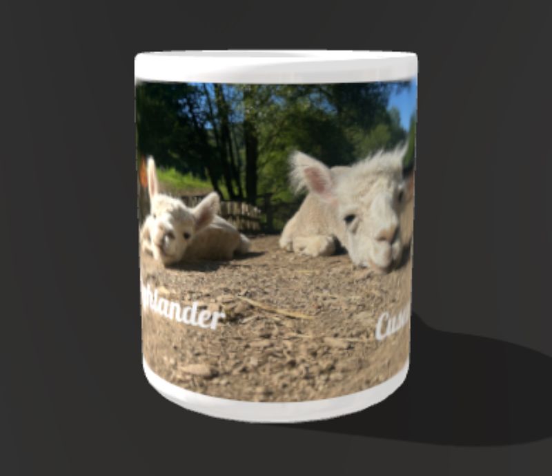 Tasse „Cusco &amp; Highlander“ weiss