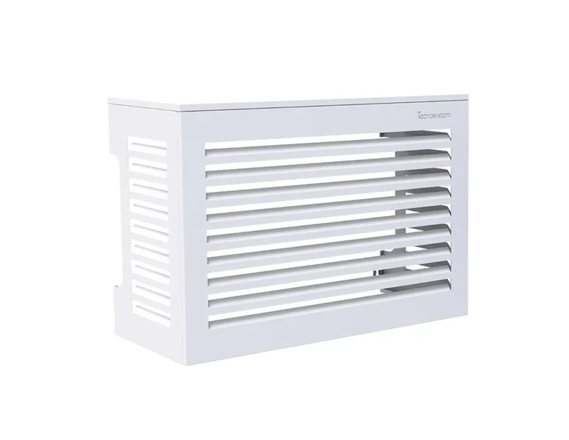 Cache clim blanc en métal 900 x 700 x 500 mm