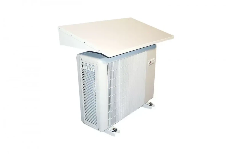 Protection pour groupe clim blanc 800 x 445 mm