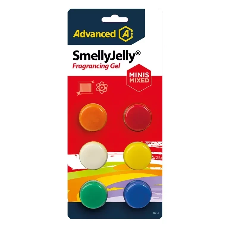 SmellyJelly - Pastilles parfumantes spéciales climatisation - Pochette de 6 pastilles en gel - senteur variées