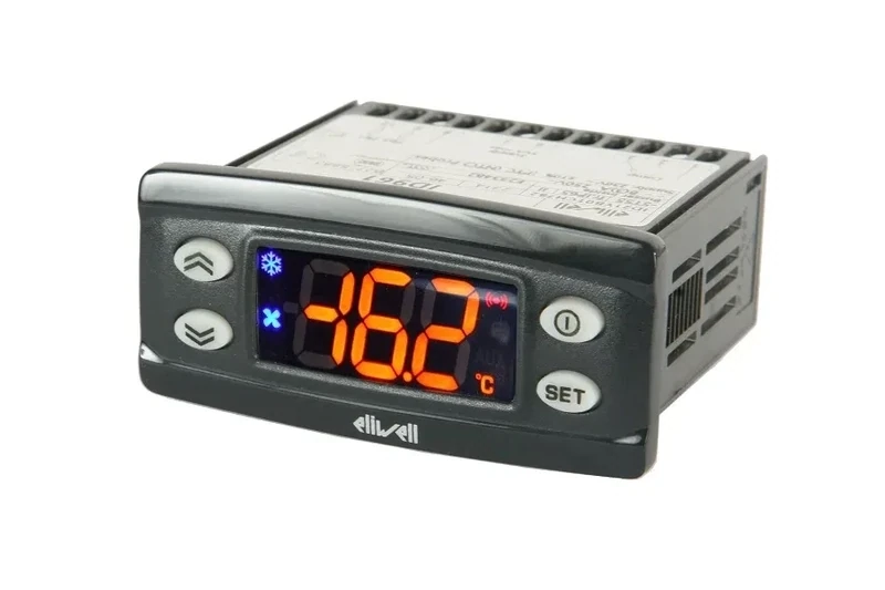 Régulateur ELIWELL - Froid ou Chaud avec zone neutre - Application positive ou chauffage - 220V - NTC / PTC fonction froid positif / Chaud - 2 contacts 8A Régulateur ELIWELL - Froid ou Chaud avec zone neutre - Application positive ou chauffage - 220V - NTC / PTC fonction froid positif / Chaud - 2 contacts 8A