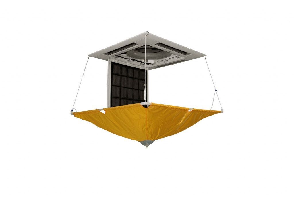 Bâche de nettoyage réutilisable - Kit de protection nettoyage des unités intérieures - 120 x 120 cm