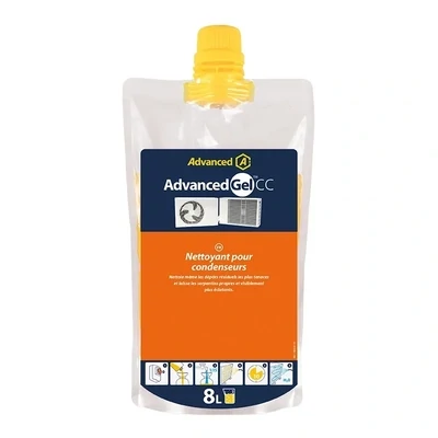 Gel CC - Nettoyage des condenseurs clim et échangeurs - Produit nettoyant en gel CC - 490 ml concentré (pour 8 litres de produit utilisable) - Advanced par Aspen Pumps Gel CC - Nettoyage des condenseurs clim et échangeurs - Produit nettoyant en gel CC - 490 ml concentré (pour 8 litres de produit utilisable) - Advanced par Aspen Pumps