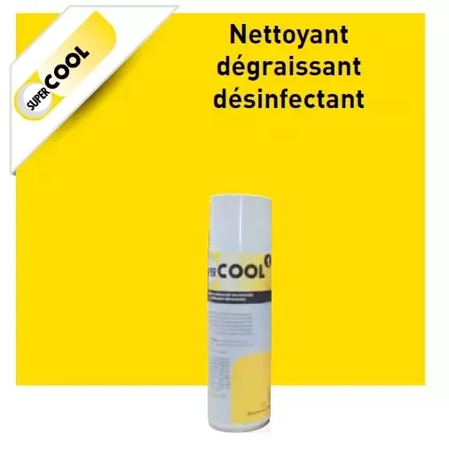 SuperCOOL 1 - Triple action -  Nettoie, dégraisse et désinfecte
