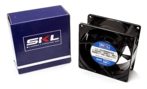 SKL -  Moteur ventilateur axial compact- 92 x 92 x 38 mm - 220V - 18W