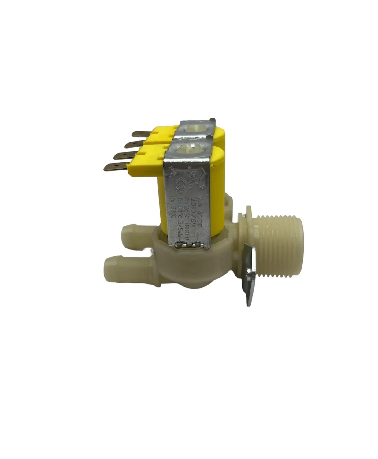Electrovanne à eau - 2 voies   - 180° - 24V