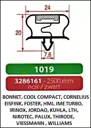 Joint à encastrer - magnétique - 2500 mm