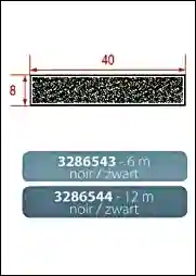 Joints à encastrer pour cellule -  12 m