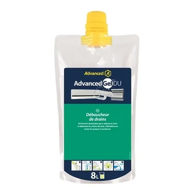 Advanced - Entretien et Nettoyage - DrainKleen One Shot Déboucheur d'évacuation en gel de 490 ml