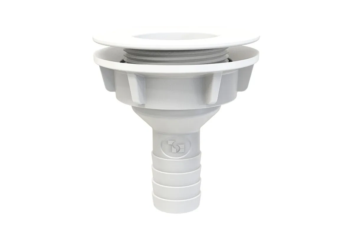 Connecteur de vidange clim ou évaporateur - Pipette 32/57,5 - 32 mm pour collecte des condensats - sortie groupe - Piquage de sortie Diam 25 mm