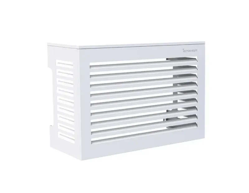 Cache clim métal blanc 1200 x 1500 x 750 mm