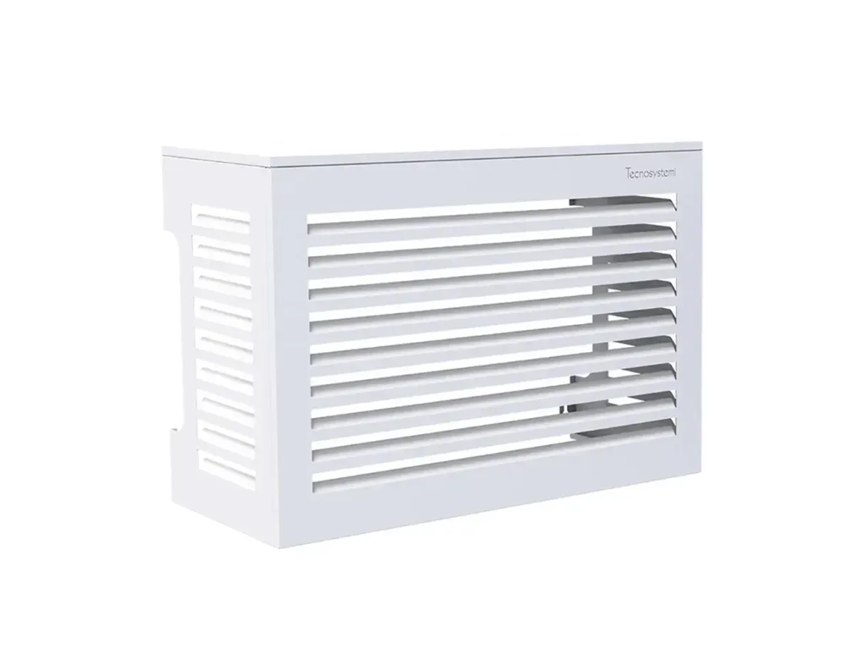 Cache clim métal blanc 900 x 700 x 500 mm