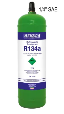 R134A - Gaz réfrigérant en bouteille de 2 kg R134A - Gaz réfrigérant en bouteille de 2 kg