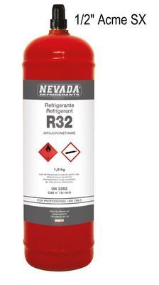 R32 - Gaz réfrigérant en bouteille de 1800 gr