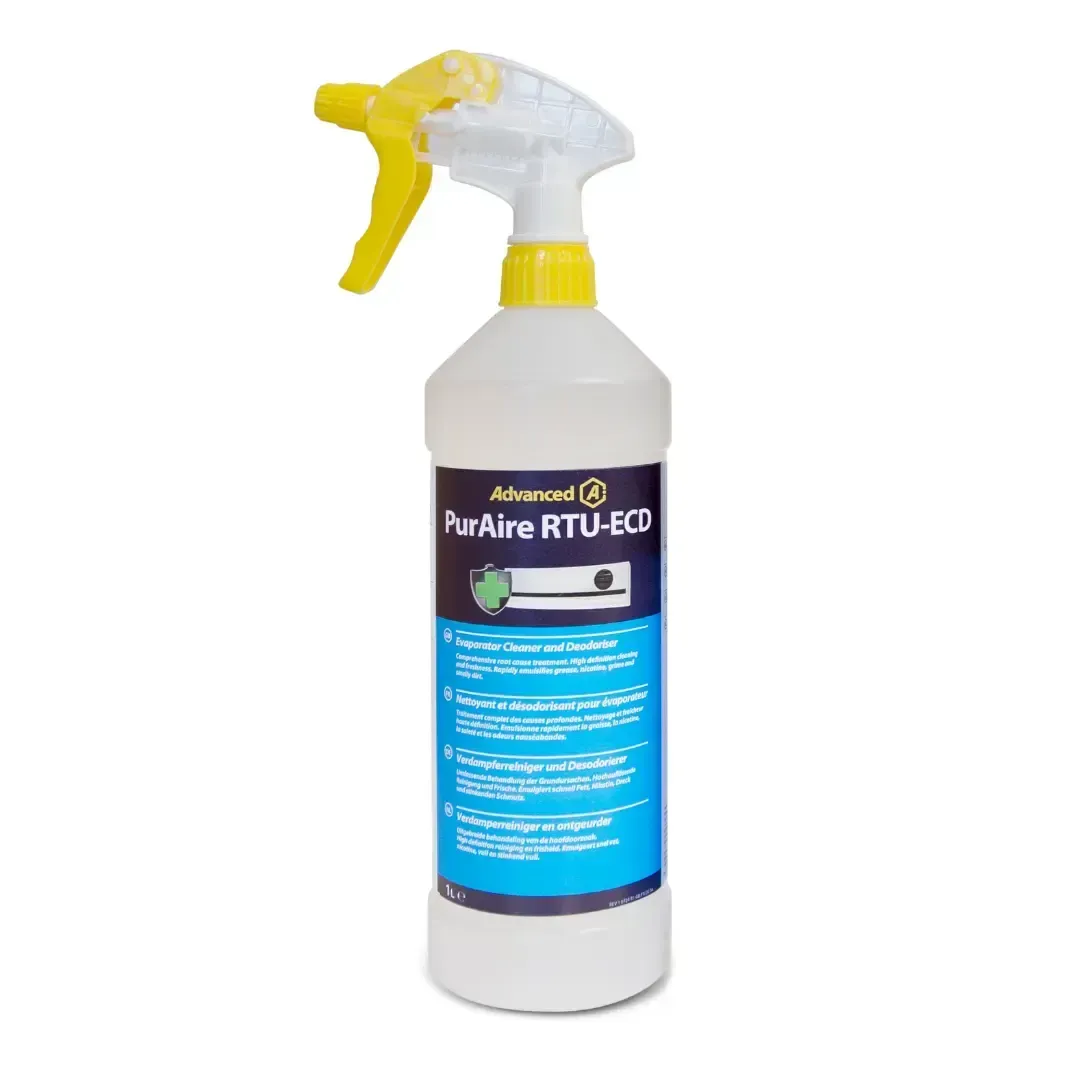 PureAire RTU-ECD en spray de 1 litre - Nettoyage et désinfection clim et évaporateur - Advanced par Aspen Pumps