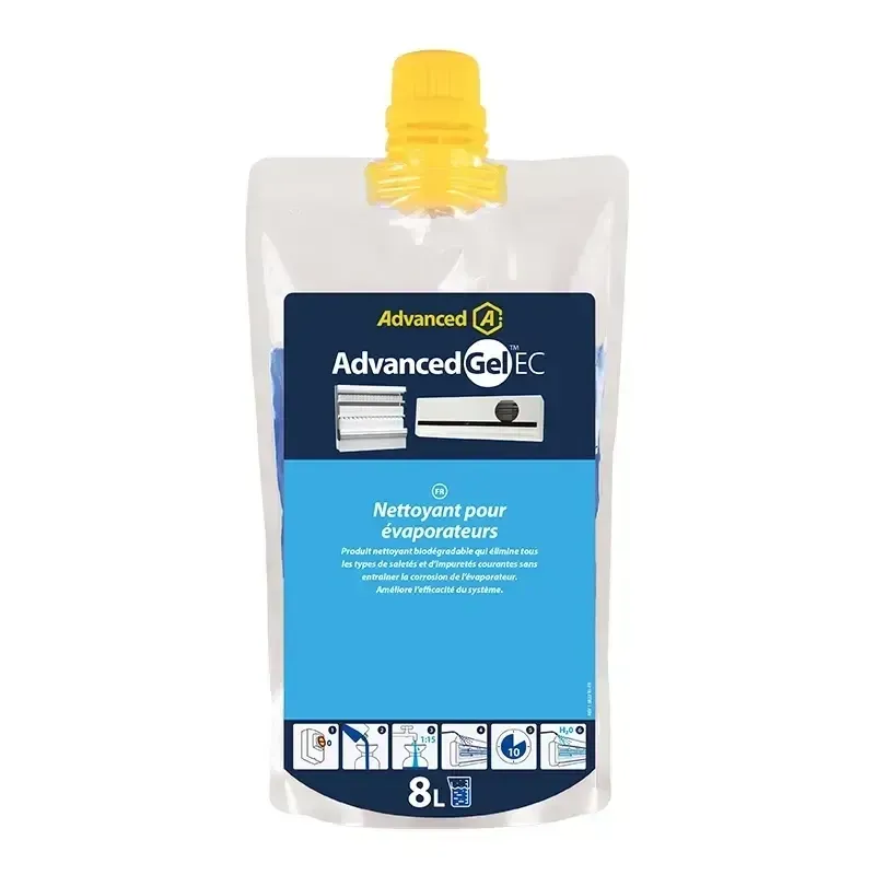 Gel EC - Nettoyage des évaporateurs clim et échangeurs - Produit nettoyant en gel - 490 ml concentré (pour 8 litres de produit utilisable) - Advanced par Aspen Pumps
