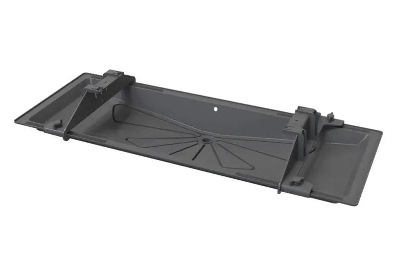 Bac en ABS de 850 x 400 mm - Forme en entonnoir - couleur Anthracite  - Option : Résistance antigel