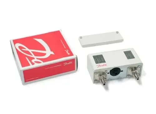 Pressostat - Danfoss Pressostat Haute et Basse Pression - Réarmement AUTO - Signal HP et BP - Plage de réglage BP/HP : -0,2 à 7,5/8 à 32 Bars