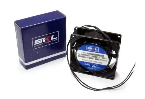SKL - Moteur ventilateur axial compact- 80 x 80 x 25 mm - 220V - 14W
