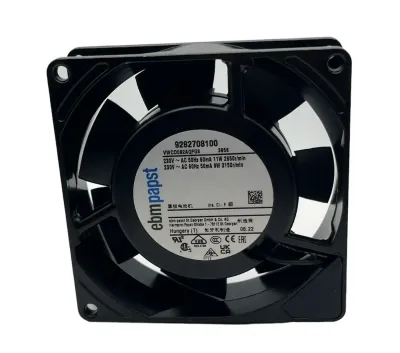 EBM PASPT - Ventilateur axial compact - 92 x 92 x 38 mm- 230V - 12W