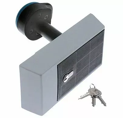 FERMOD - fermeture 921  à clé - automatique à 1 point avec décondamnation intérieure par coup de poing pour porte en surépaisseur de 27 à 157 mm