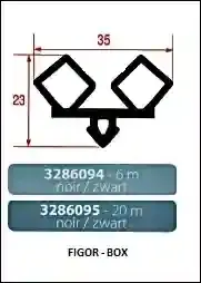 Joints à encastrer pour cellule - 6m